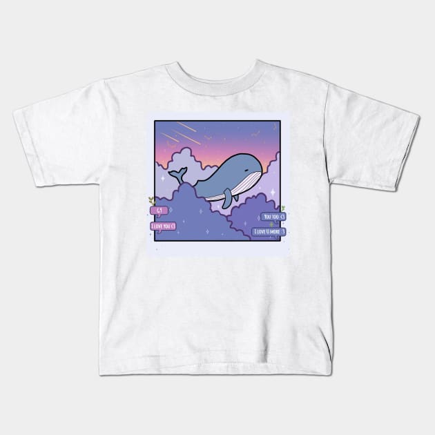 Whale Kids T-Shirt by unosakichan
